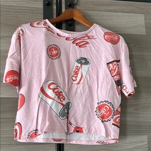 Coca-Cola Pink Can Print Tee